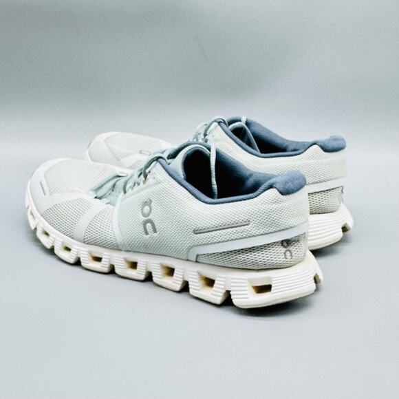 On Shoes Womens 7.5 White Blue Cloud CloudTec Swiss Engineering Running Sneakers - Picture 6 of 10